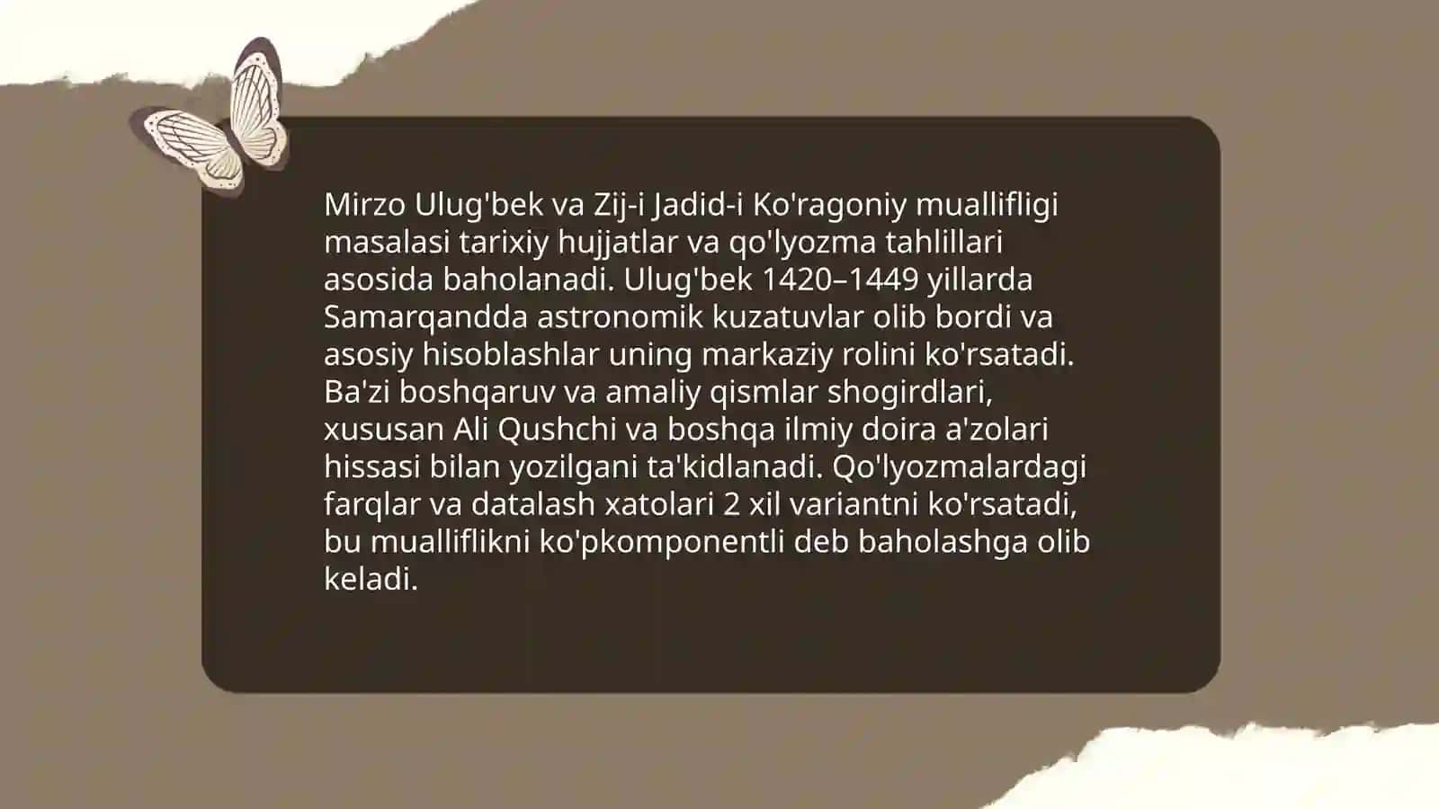 Zij-i Jadid-i Ko'ragoniy 4