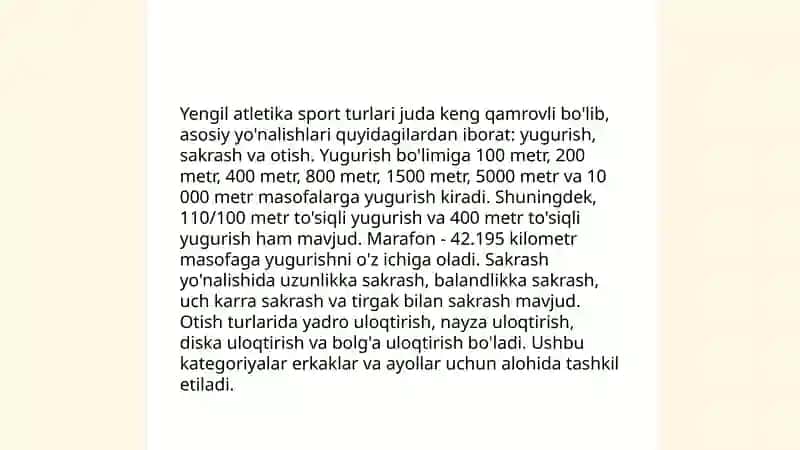 Yengil atletika va uning turlari 4