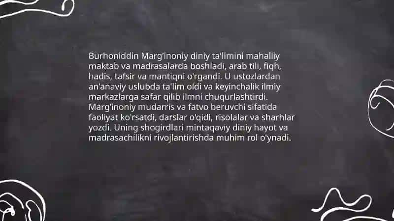 Burhoniddin Margʼinoniy 4