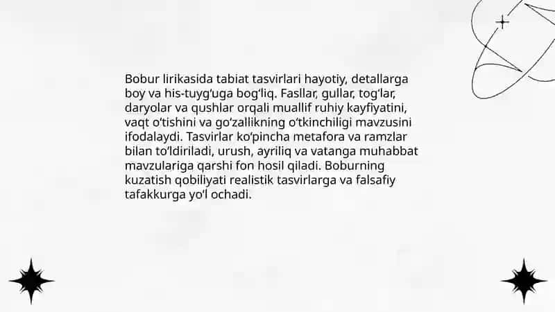 Bobur lirikasi 4