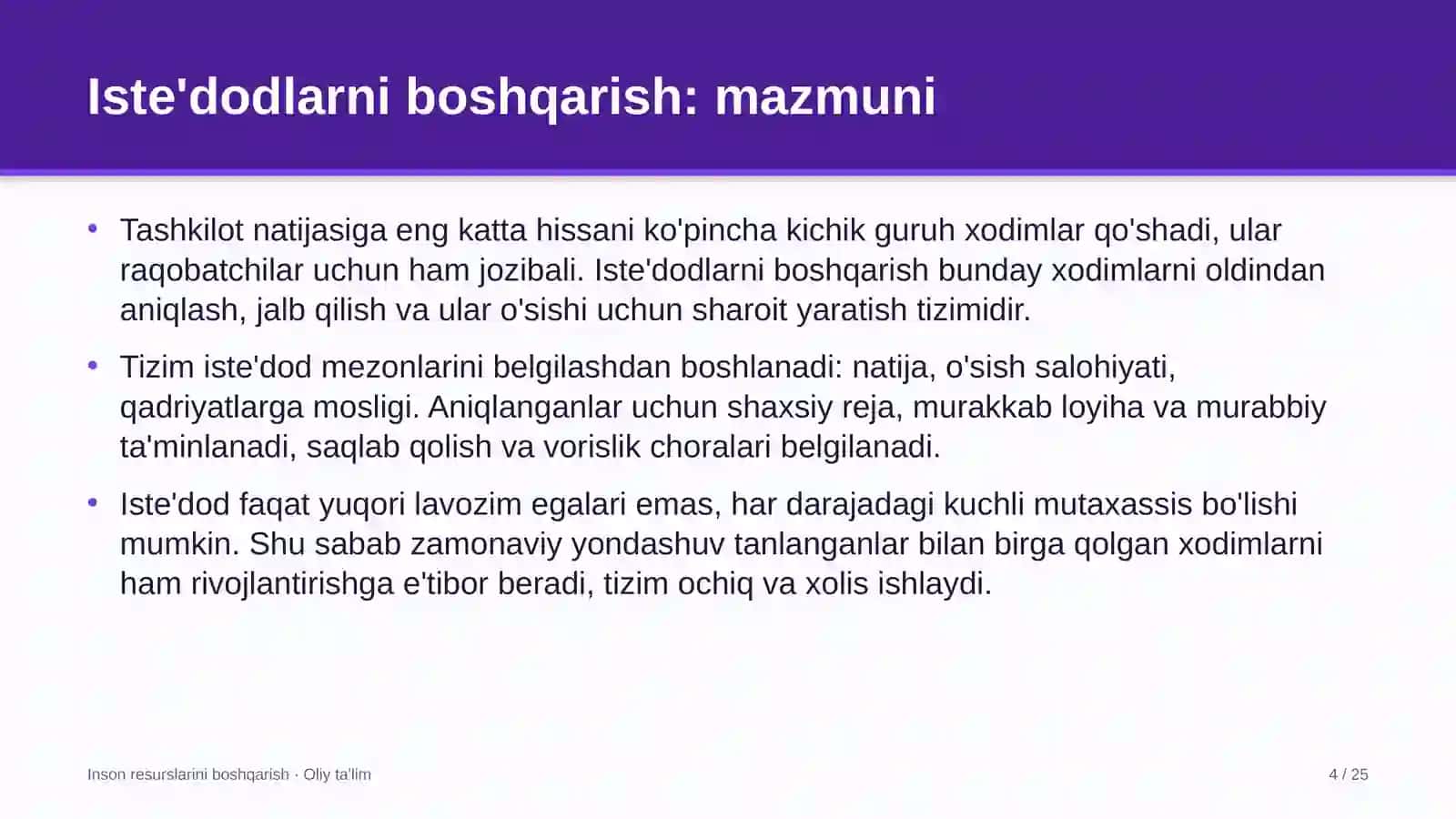 Kosmetika do'konlarida iste'dodlarni boshqarish 4