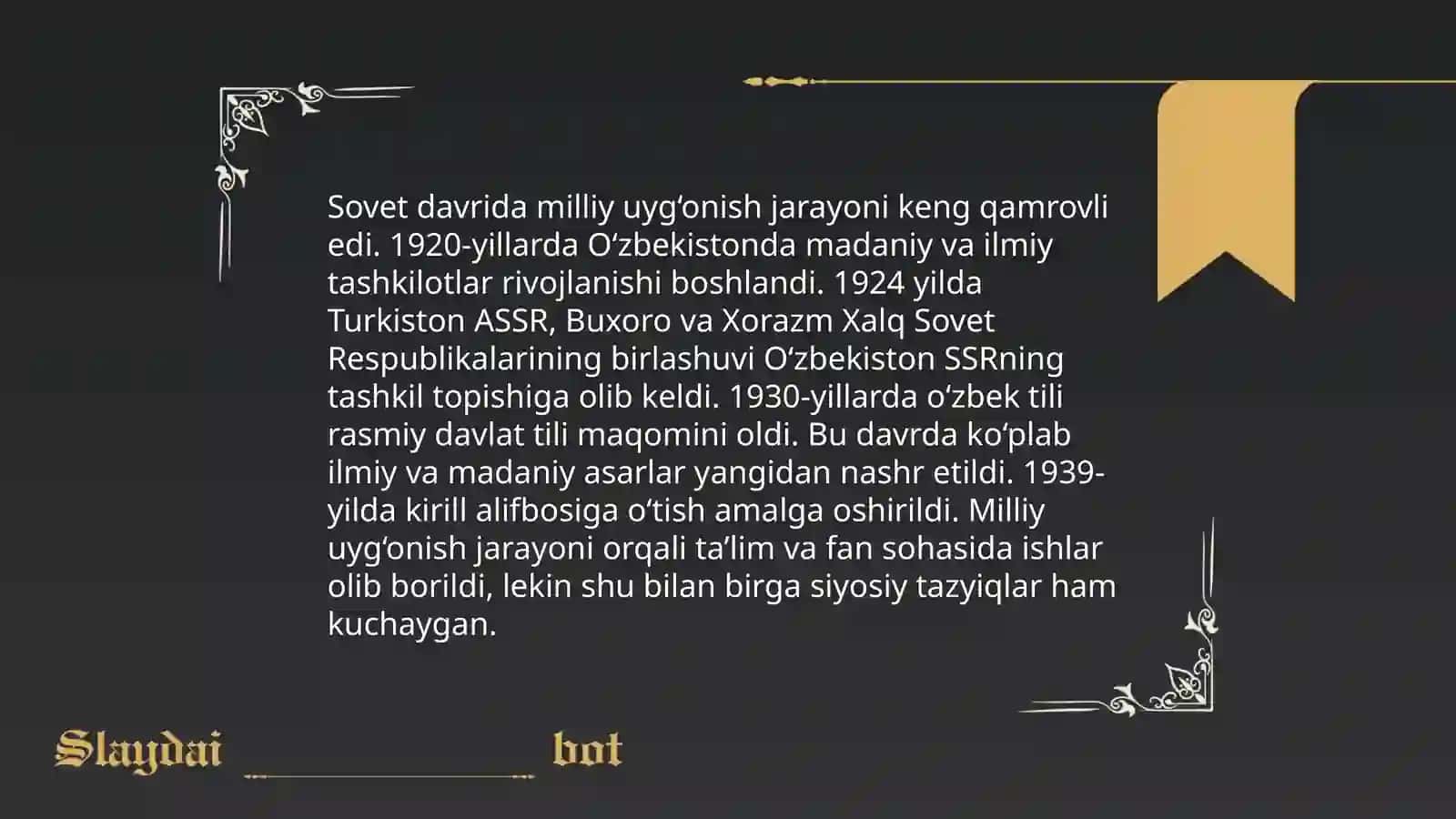 Mustaqillik harakati: tarixiy ildizlar 4