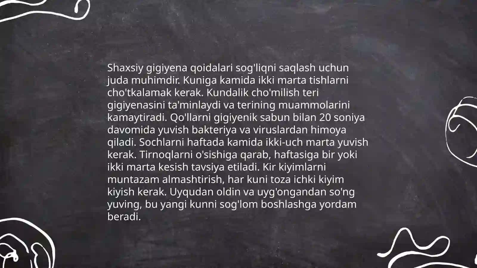 Gigiyena tarixi va moduli 4