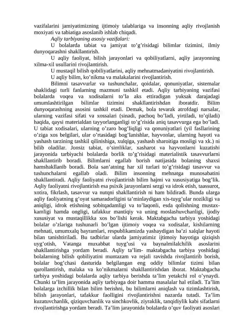 Maktabgacha ta’lim tashkilotida tarbiya turlari va ularning shaxs kamolotiga ta’siri 4