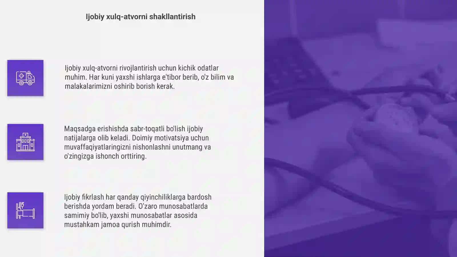 Xulq atvor boyicha maslahat 4