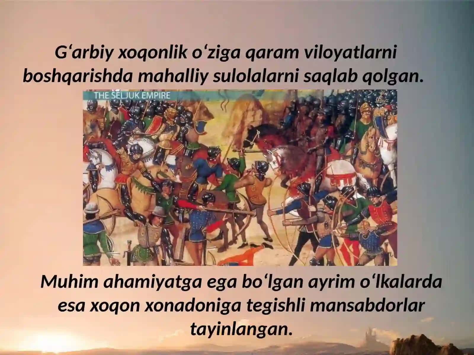 G‘arbiy Turk xoqonligi 4