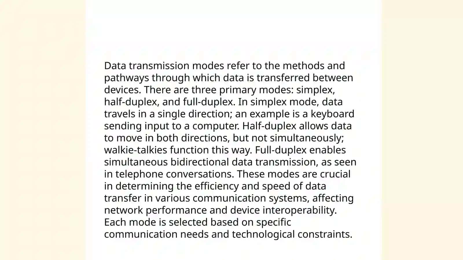 Data Communication Basics 4