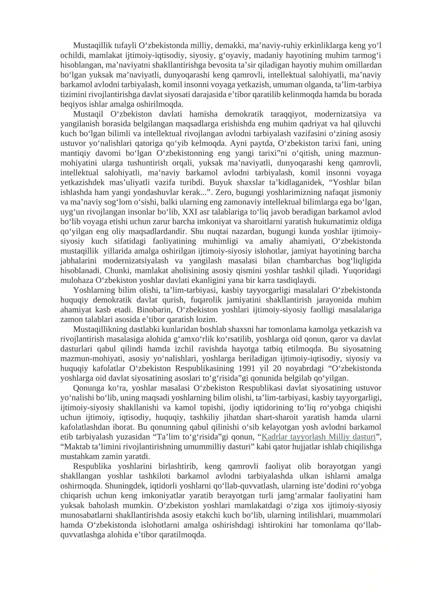 O‘zbekistonning eng yangi tarixi 4