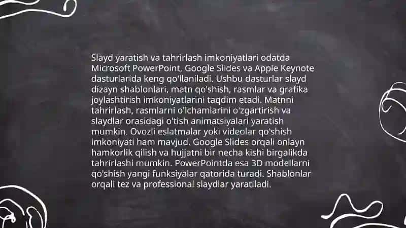 MS PowerPoint Taqdimot Yaratish Dasturlari 4
