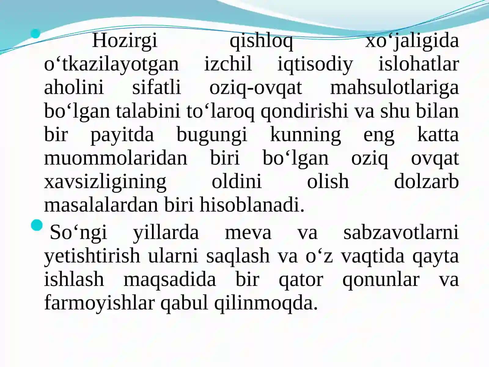 ILDIZMEVALARNI SAQLASH VA DASTLABKI ISHLASH TEXNOLOGIYASI 4