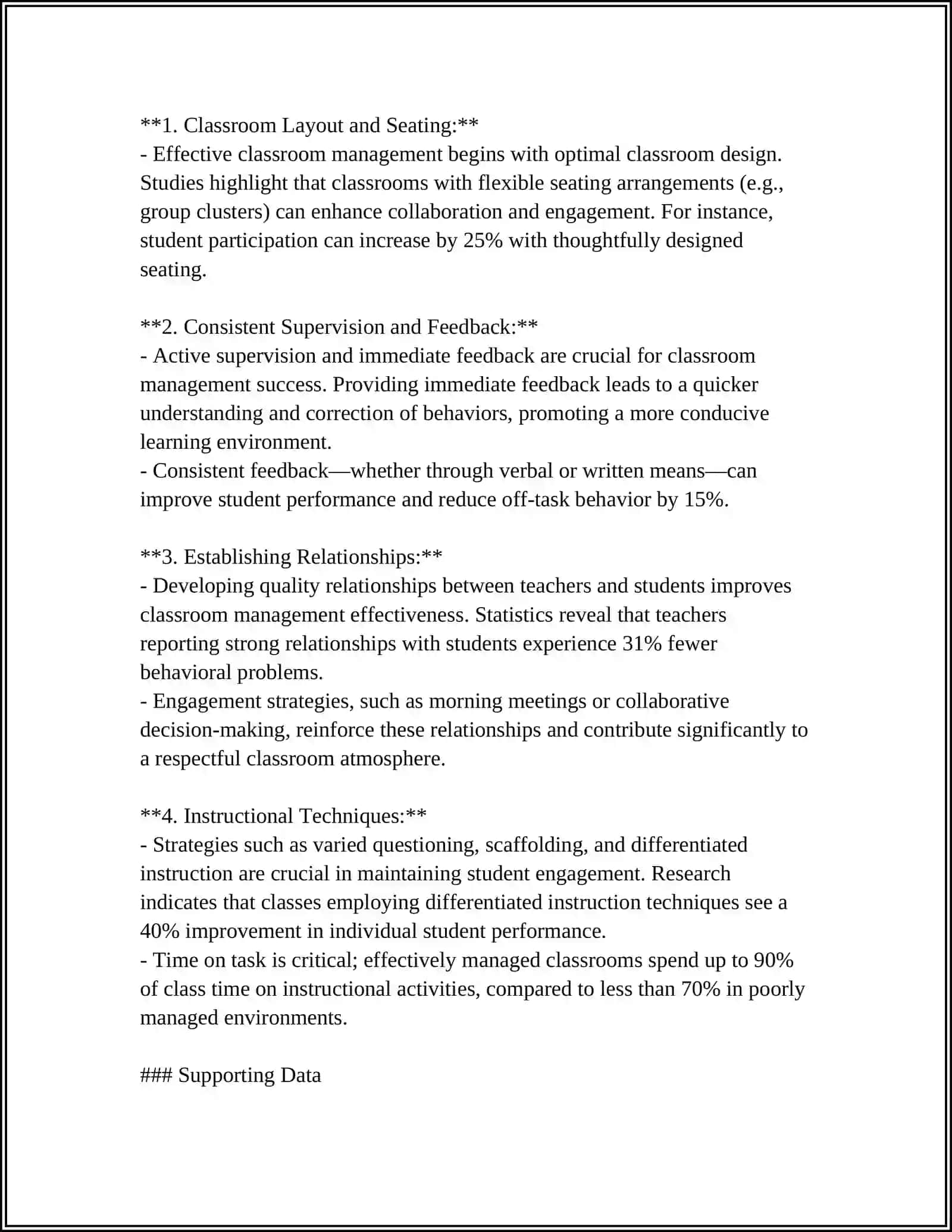 Key Elements of Classroom Management 4