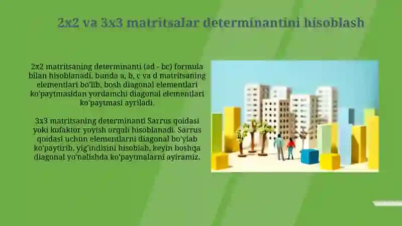 Determinant va ularning xossalari 4