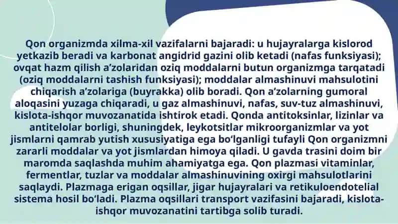 Qon biokimyosi 4
