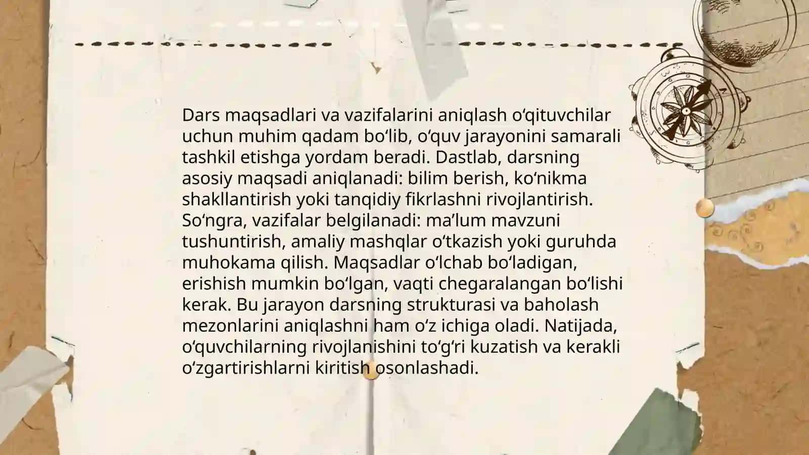 Tarix oʻqitish metodikasida dars tahlili 4