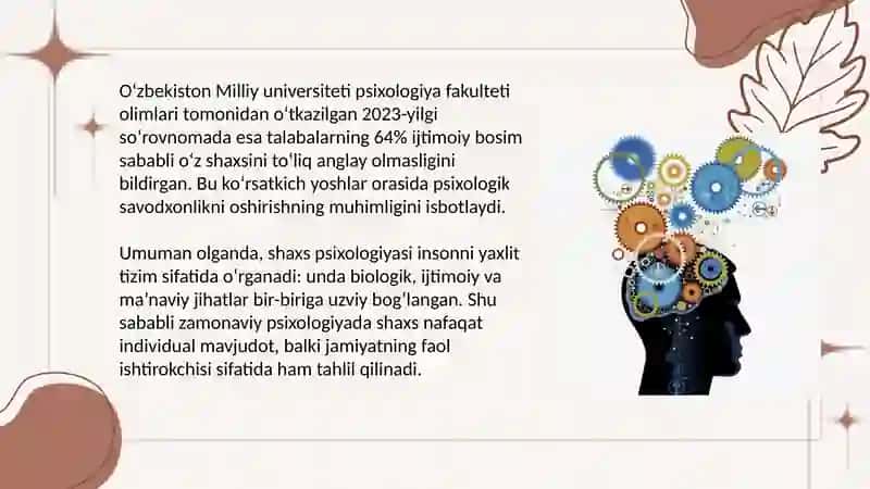 Shaxs psixologiyasi 4