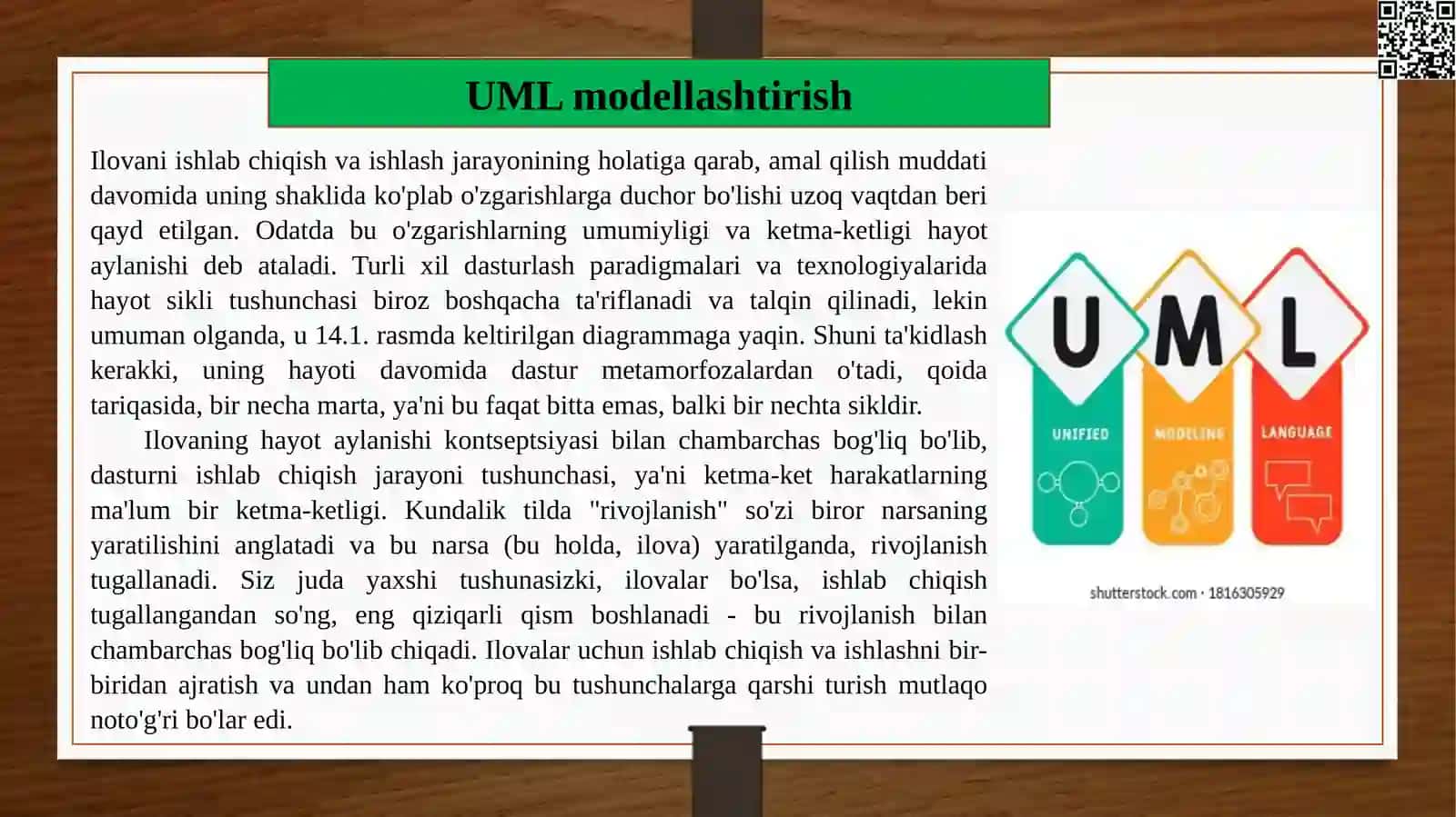 UML Diagrammalar va Modellashtirish 4