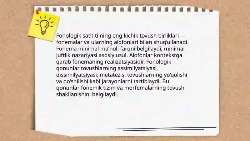 Tilning grammatik sathi 4