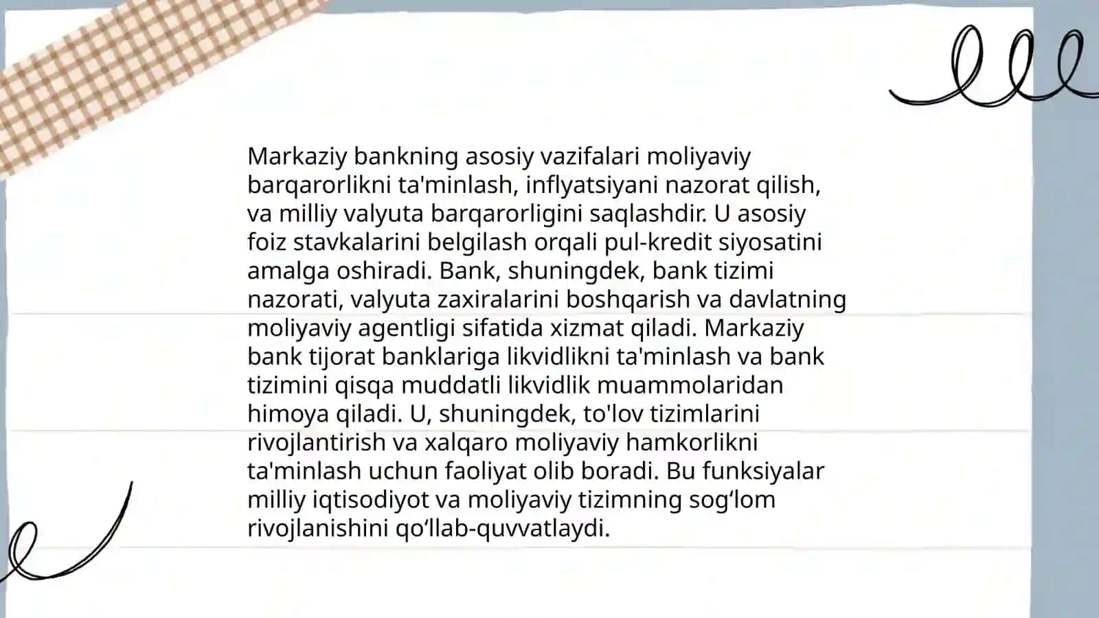 Bank va bank faoliyati 4