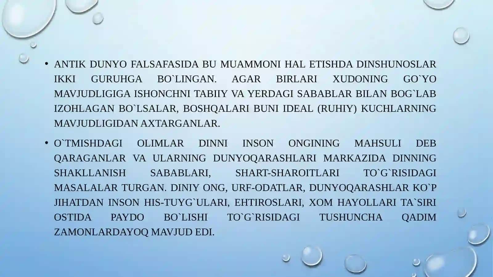 “Dinning ibtidoiy shakllari" 4