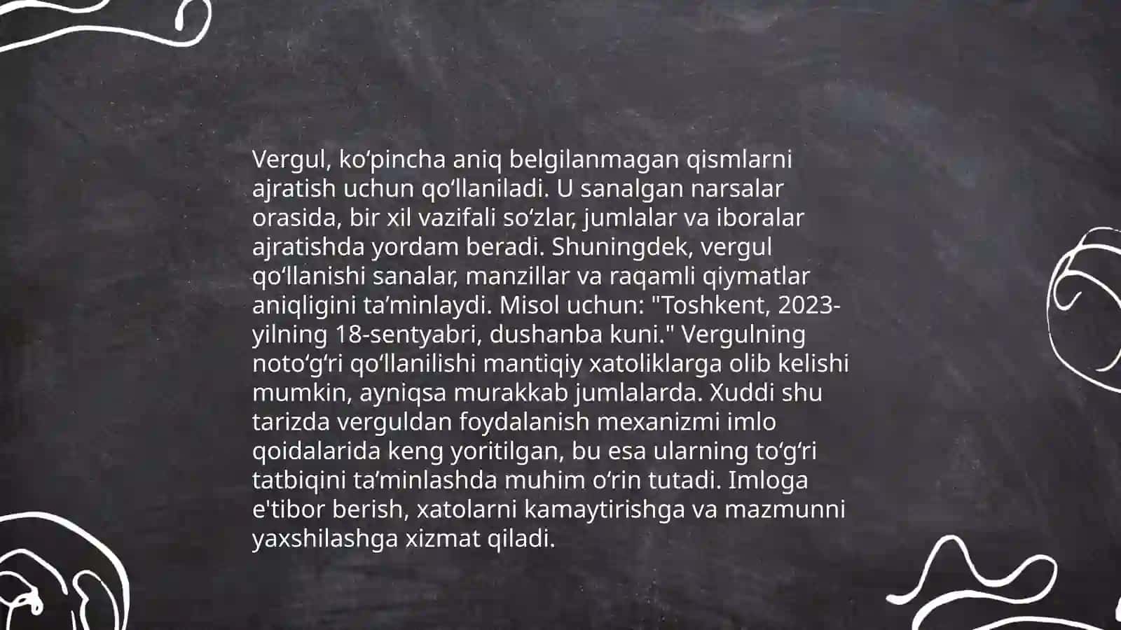 Punktuatsion savodxonlik 4