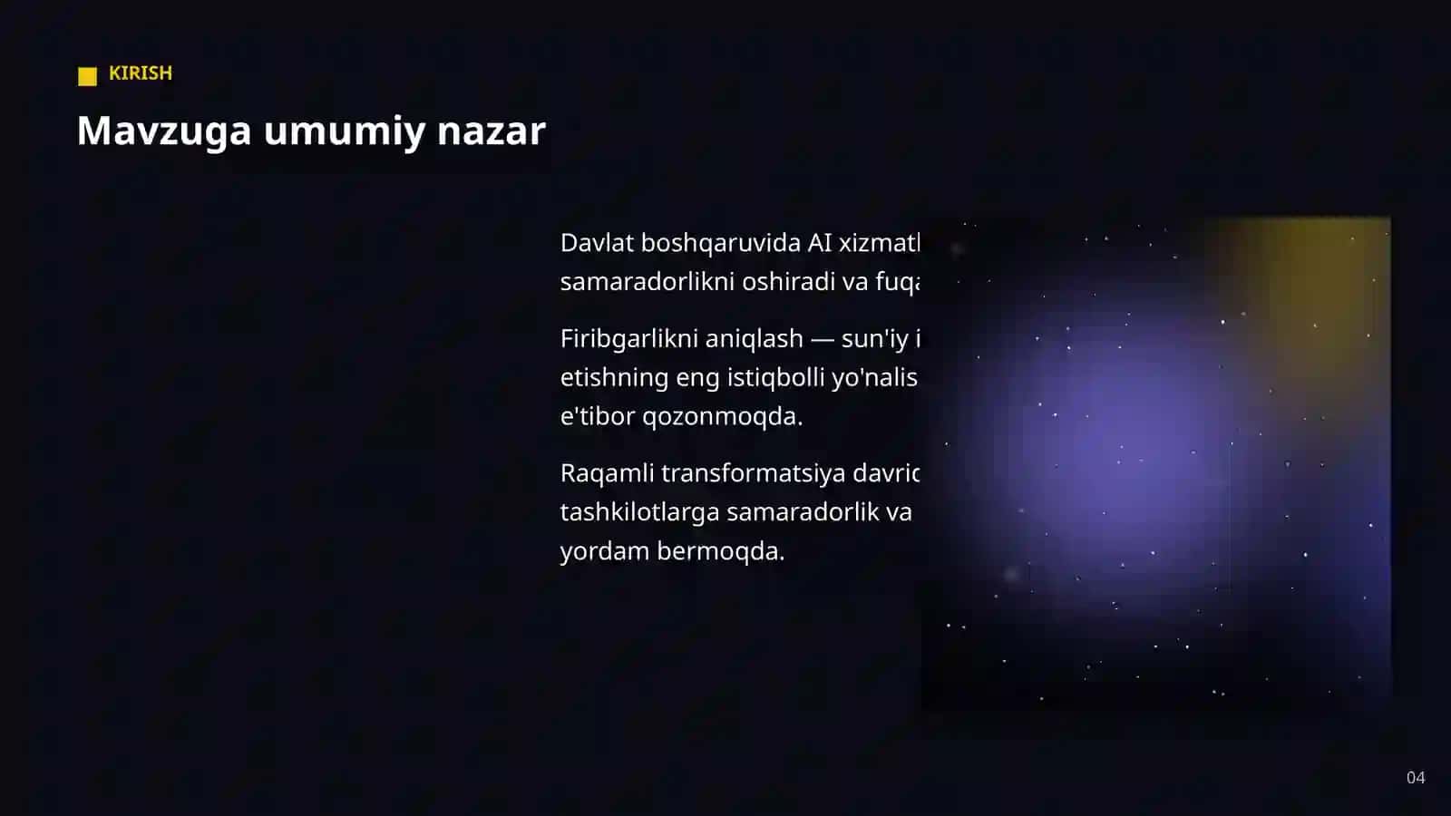 AI DAVLAT BOSHQARUVIDA 4