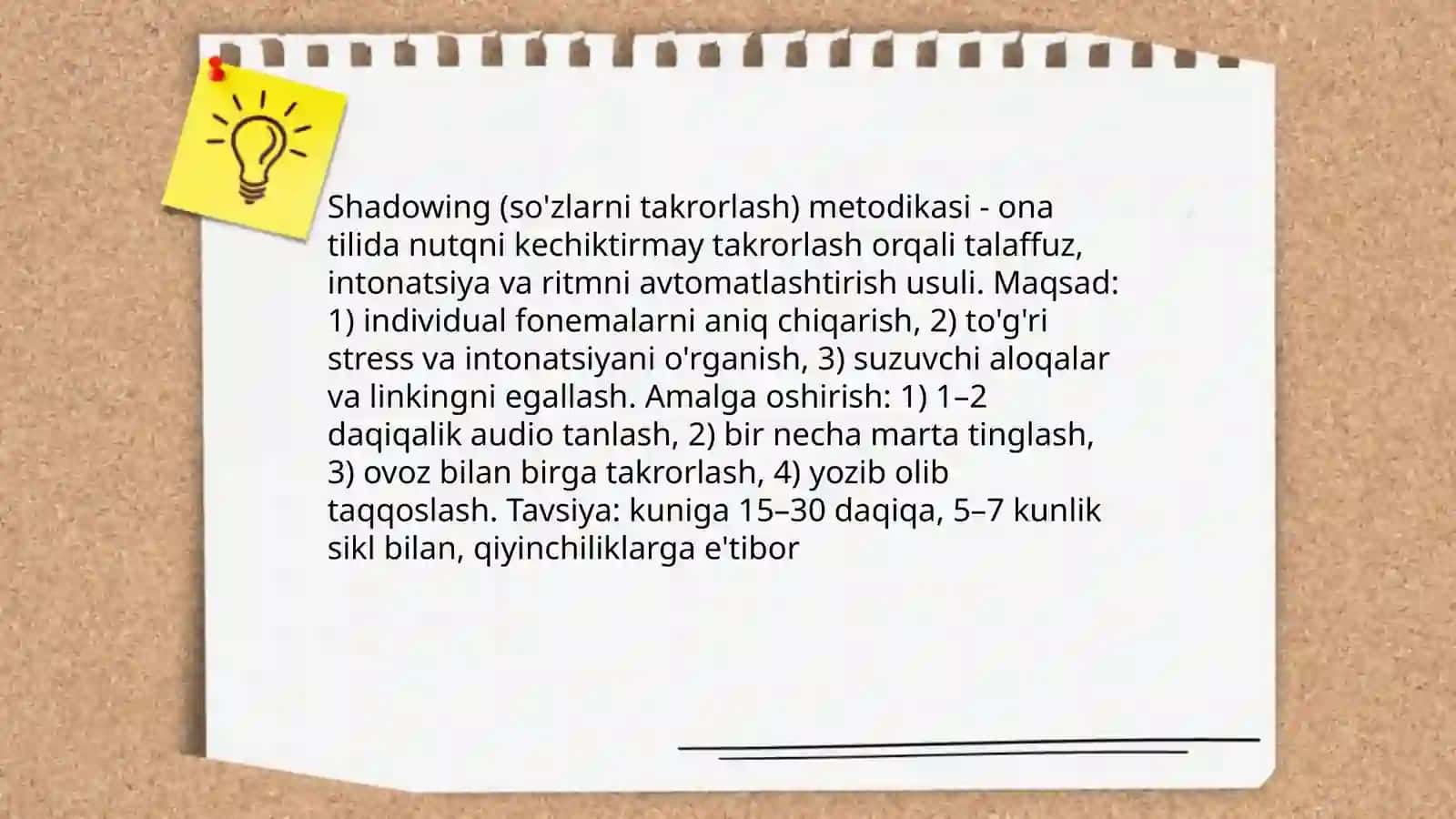 Talaffuz oʻrganish metodlari 4