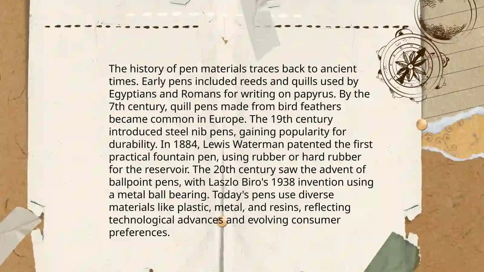 What is the pen made of? 4