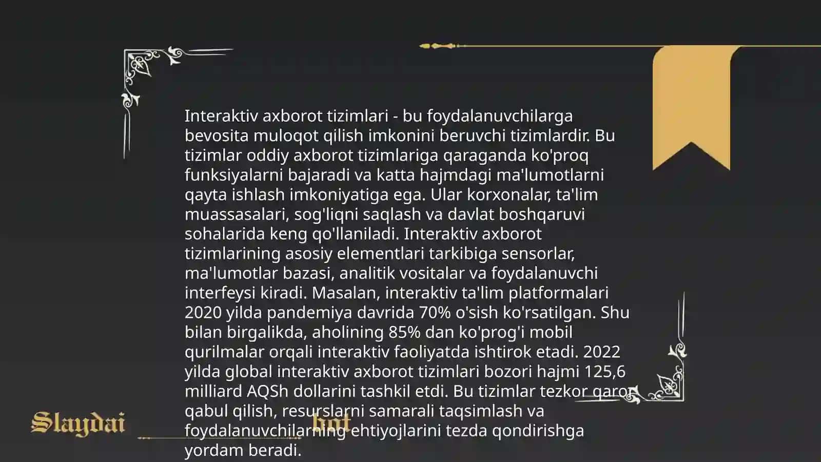Axborot turlari asoslari 4