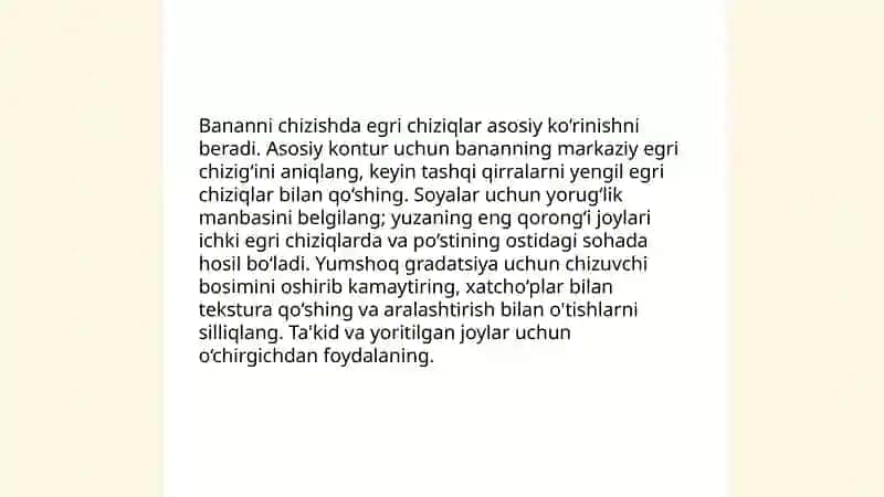 Mevalar rasmini chizish 4