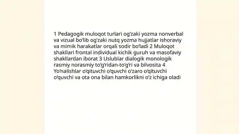 Pedagogik muloqot 4
