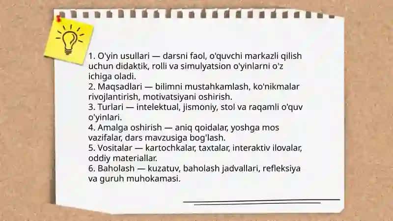 Interfaol o'quv metodlari 4