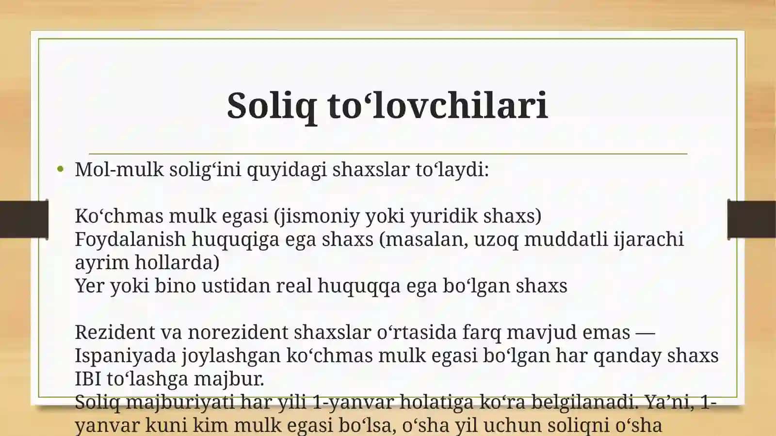 Ispaniya davlati mol mulk soligʻi 4