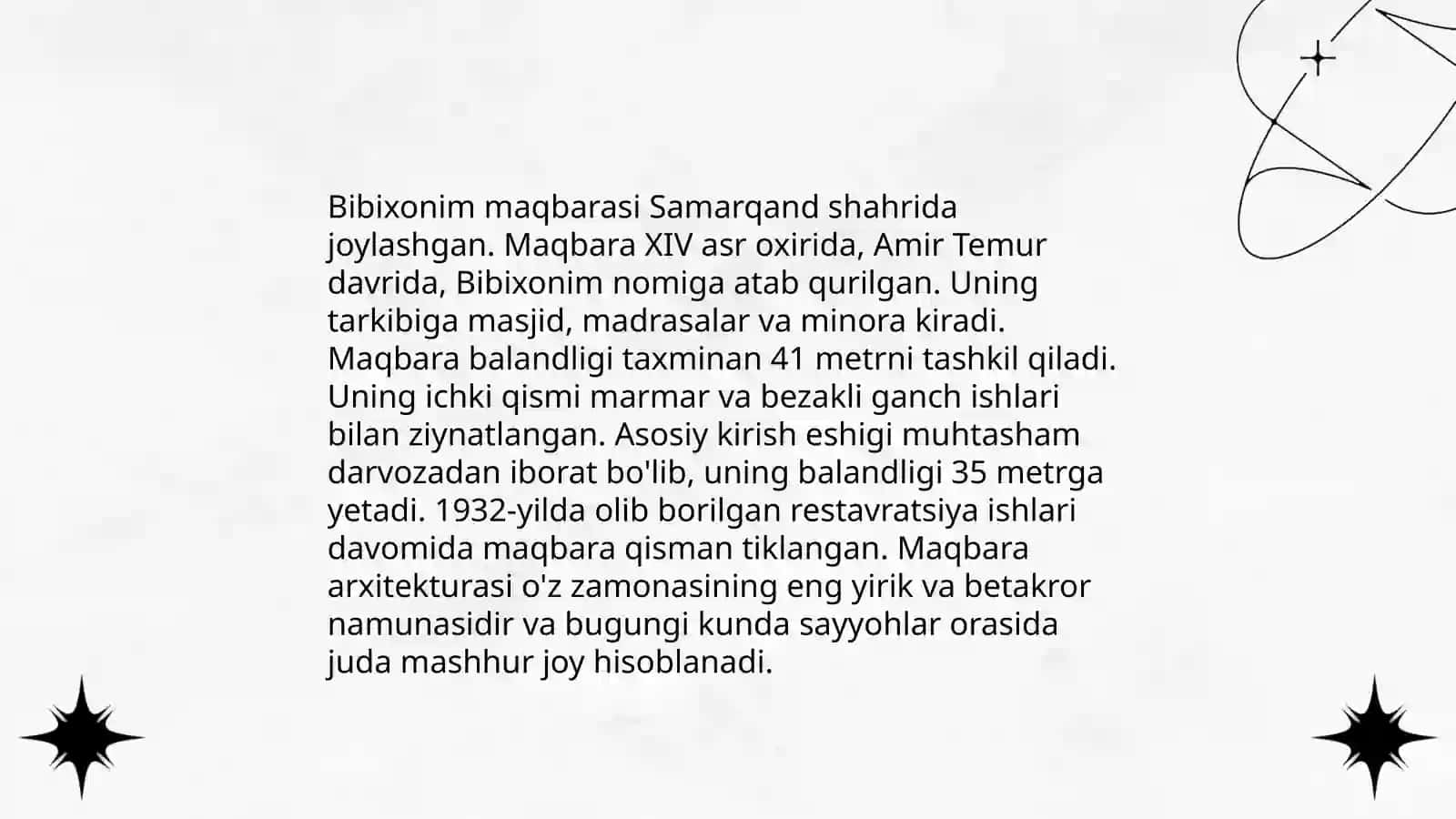 Go'r Amir va Bibixonom maqbaralari 4