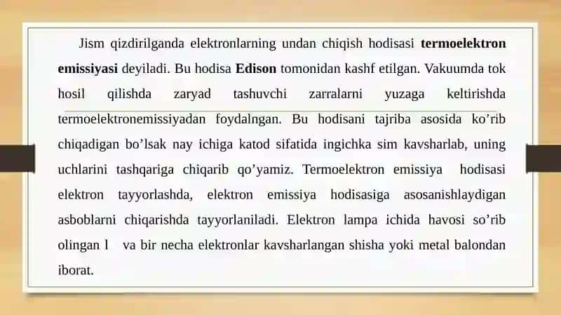 Vakuumda elektr toki. 4