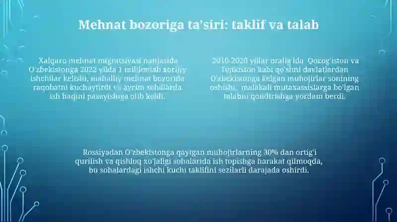 Xalqaro ishchi kuchi migratsiyasining milliy iqtisodiyotga ta’siri 4
