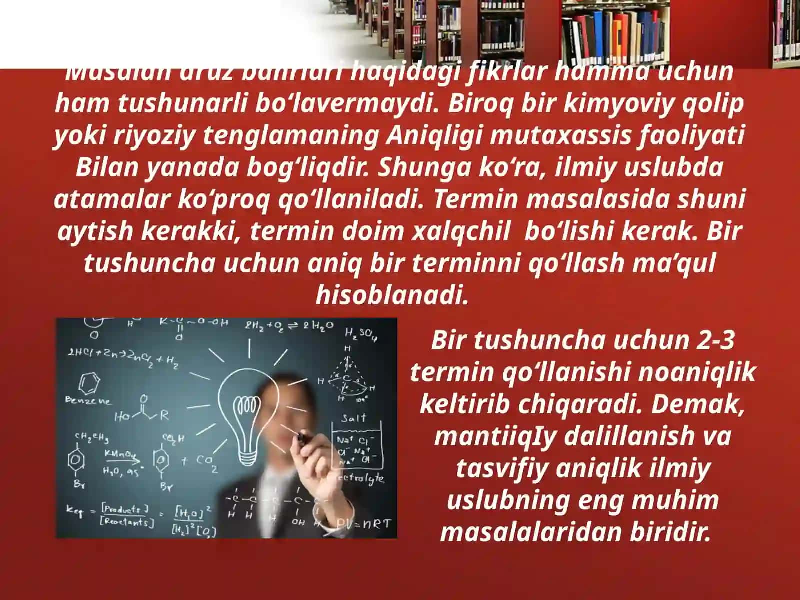 Ilmiy uslub va uning xususiyatlari 4