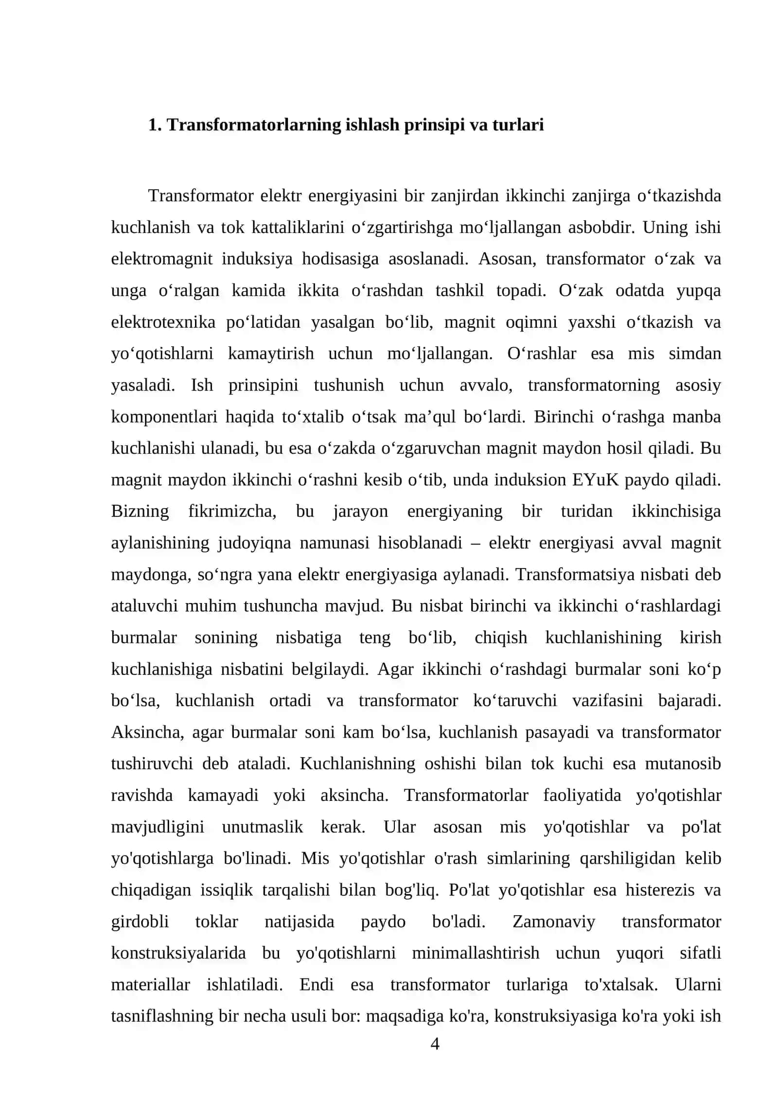Transformatorlar 4