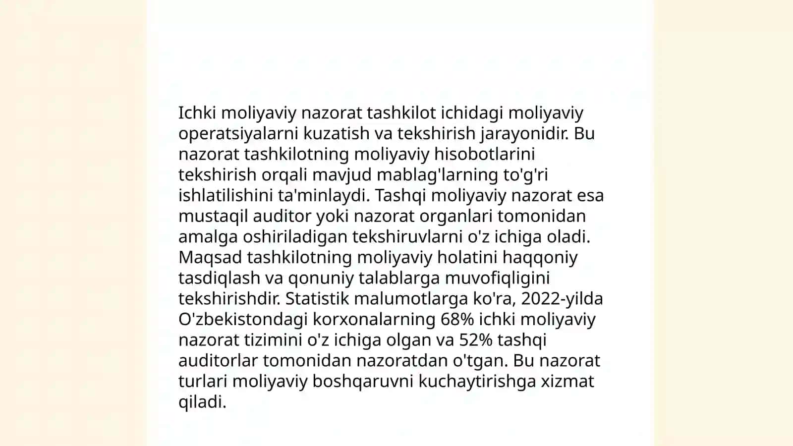 Moliyaviy nazorat turlari 4