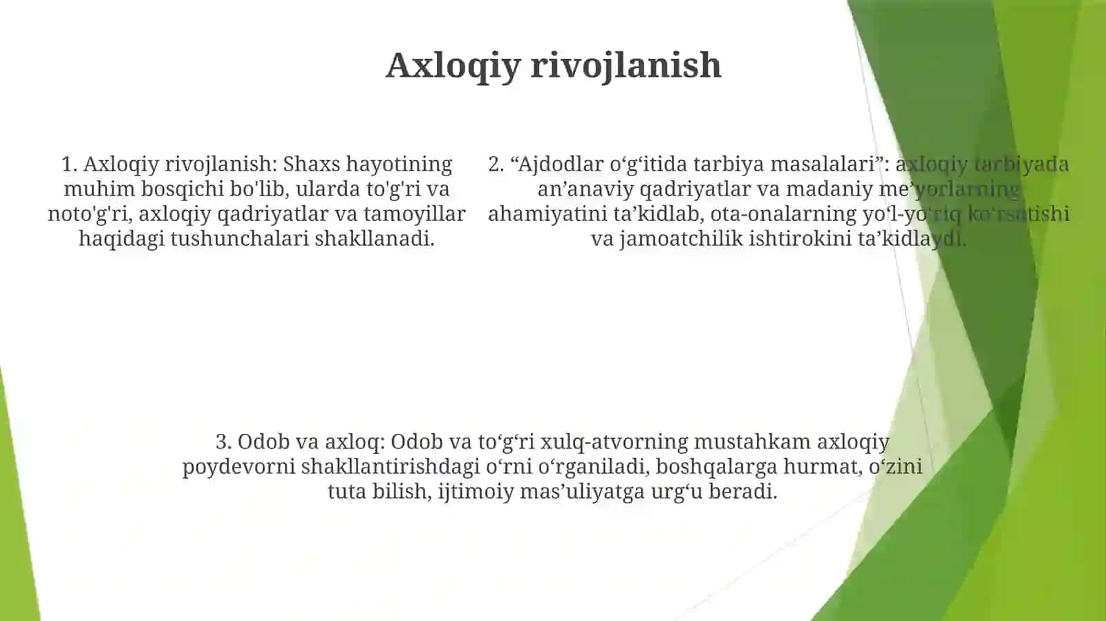 Ajdodlar O'Gitida Tarbiya Masalasi 4