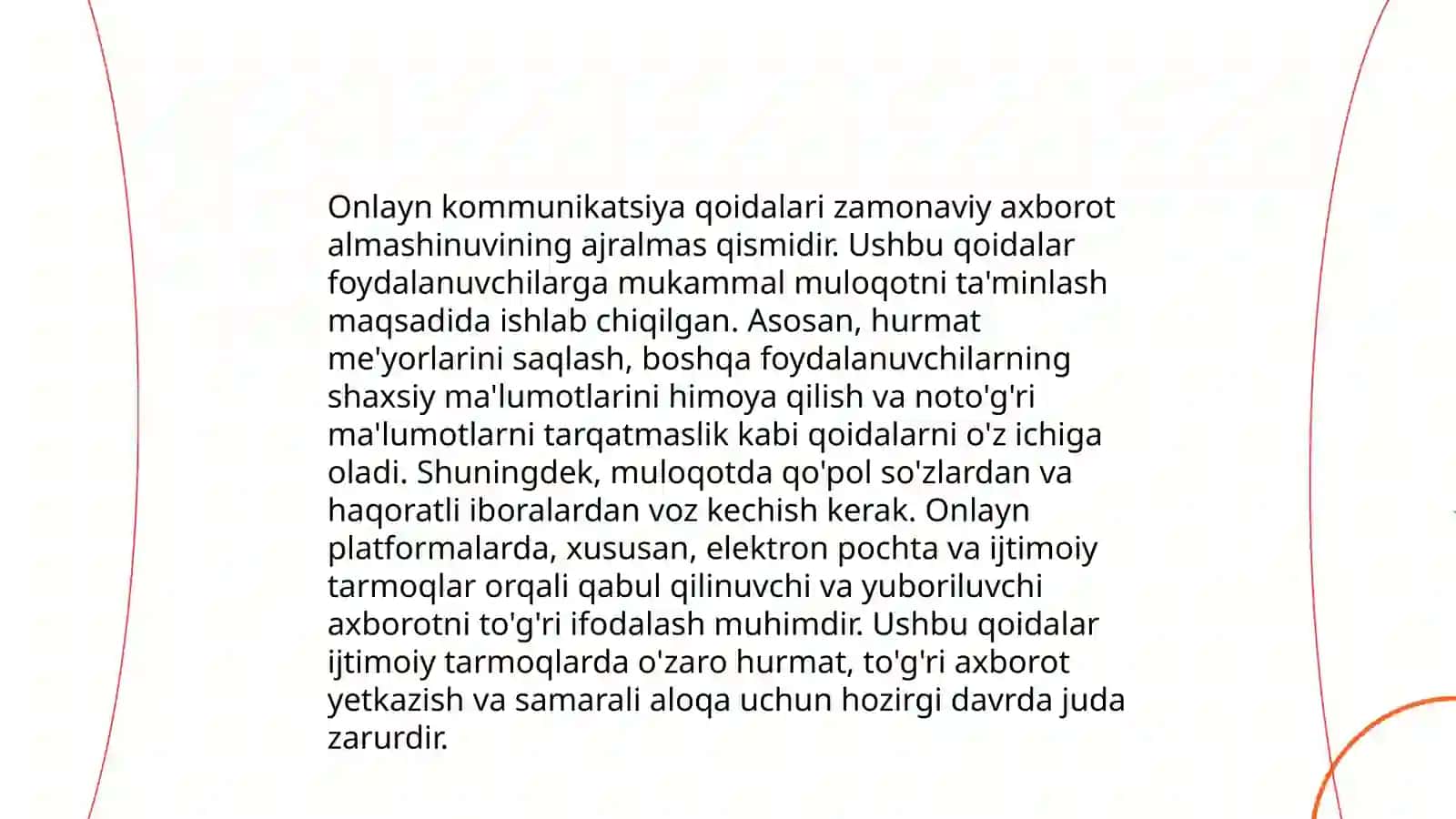 Internetda odobli munosabatlar 4