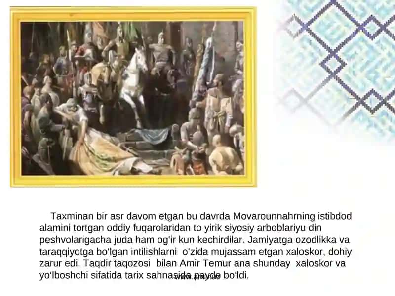 slay amir temur 4