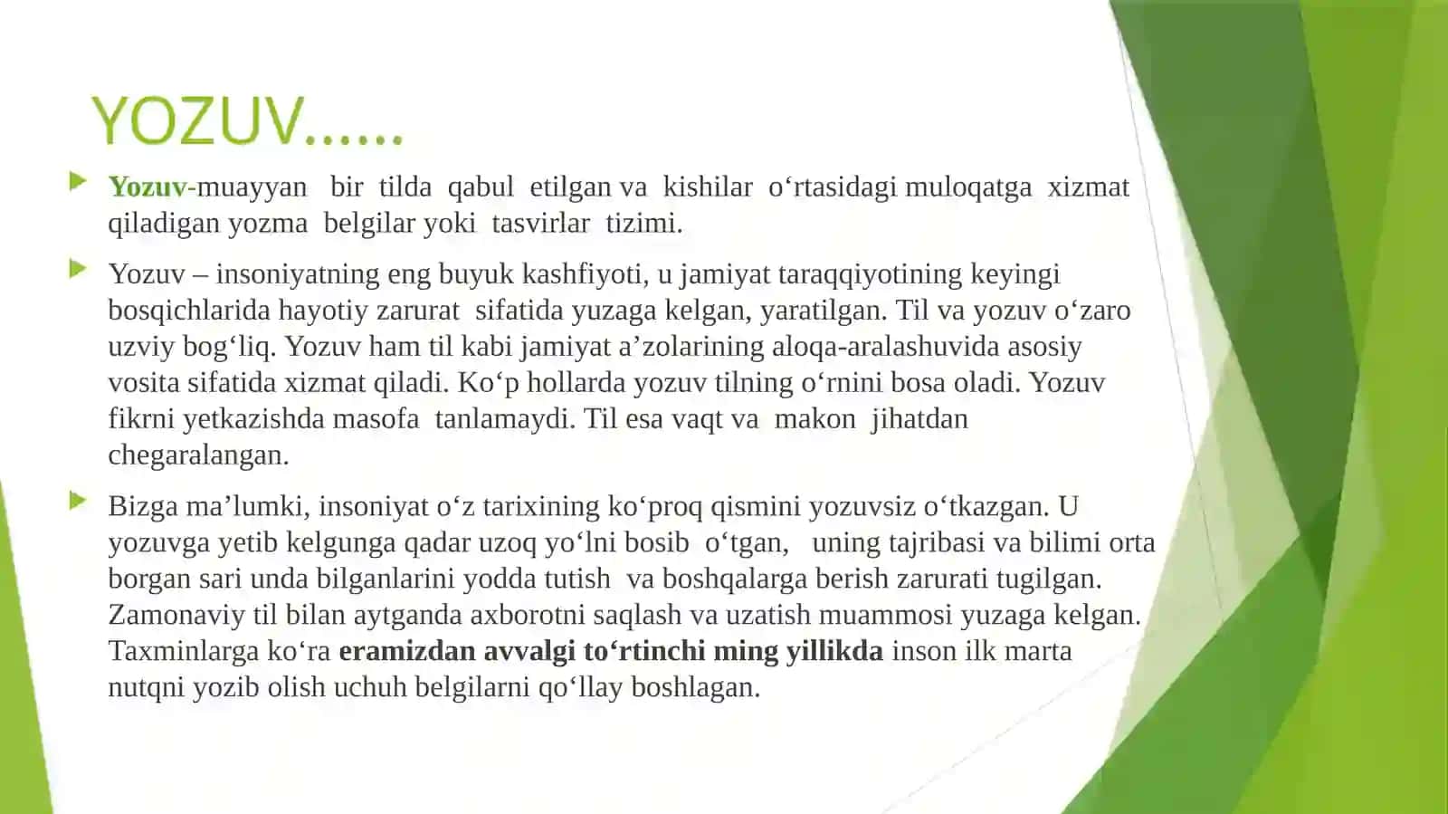 O‘ZBEK TILINING SOHADA QO‘LLANILISHI 4