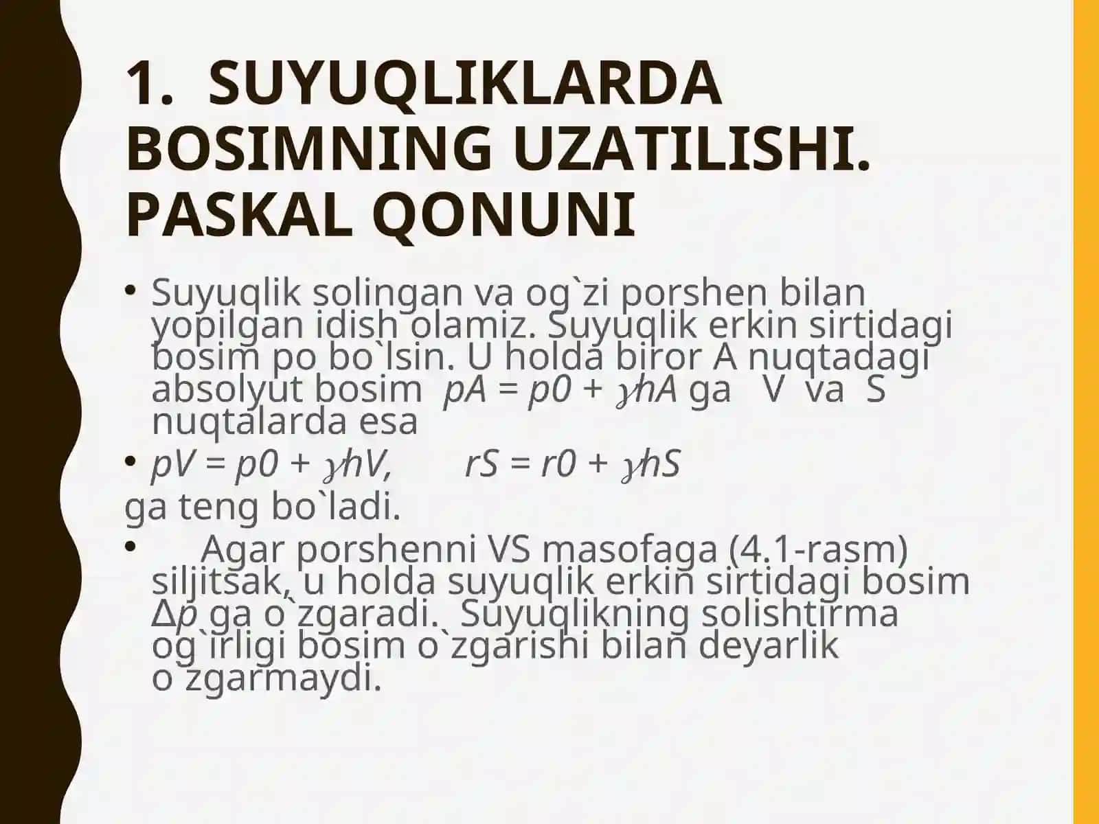 PASKAL QONUNI 4