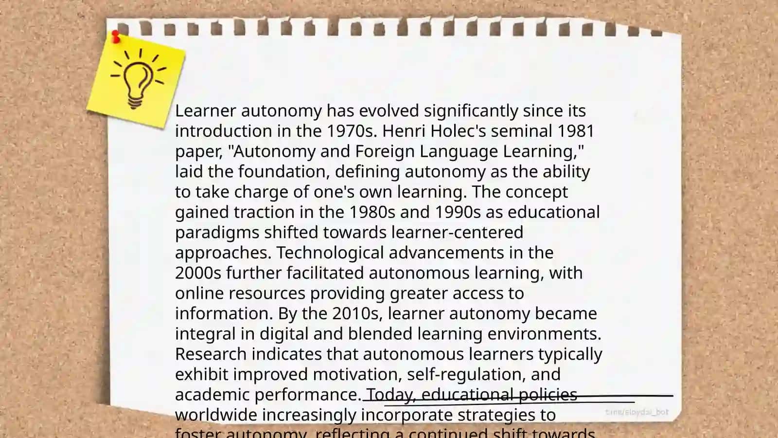 Learner Autonomy 4