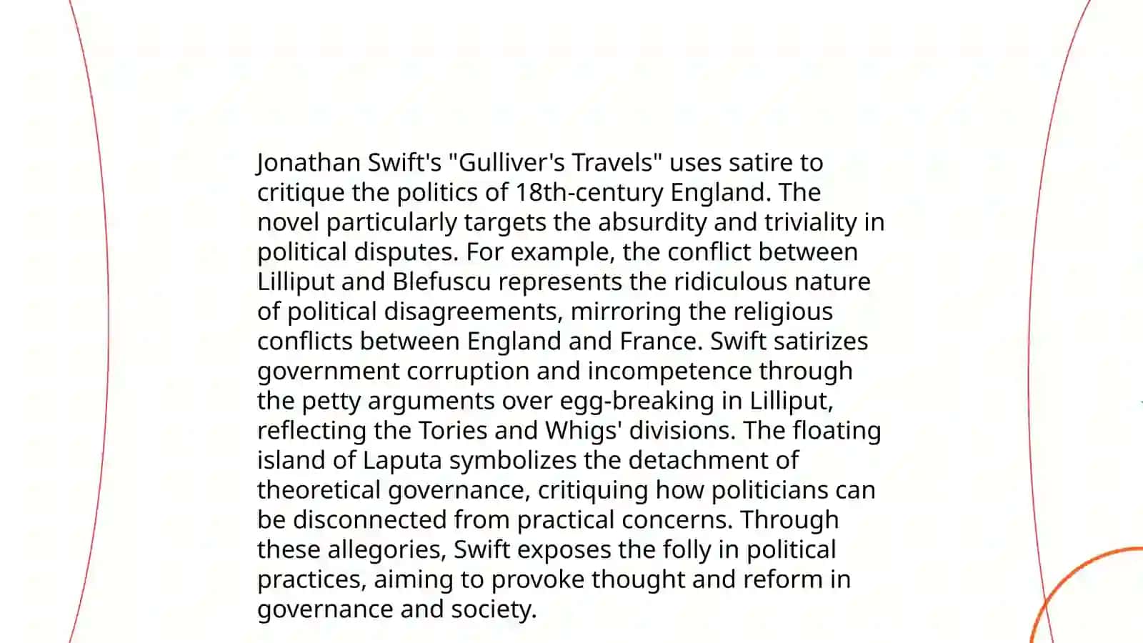 Gulliver's Travels Analysis 4