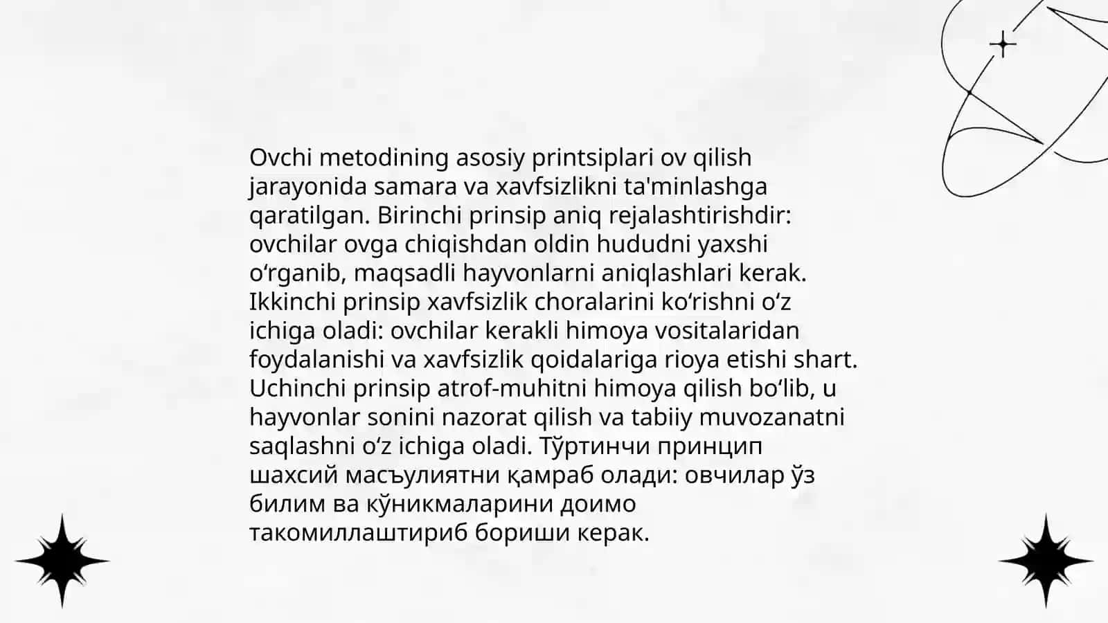 Ovchi metodi 4