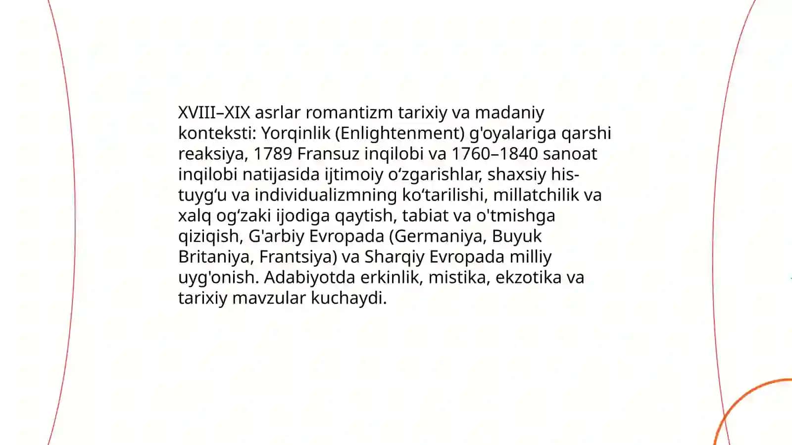 Yevropada romantizm adabiyoti 4