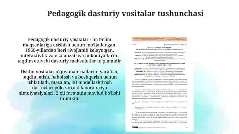 O‘zbekistonda ta’lim jarayonida pedagogik dasturiy vositalardan foydalanish tajribasi 4