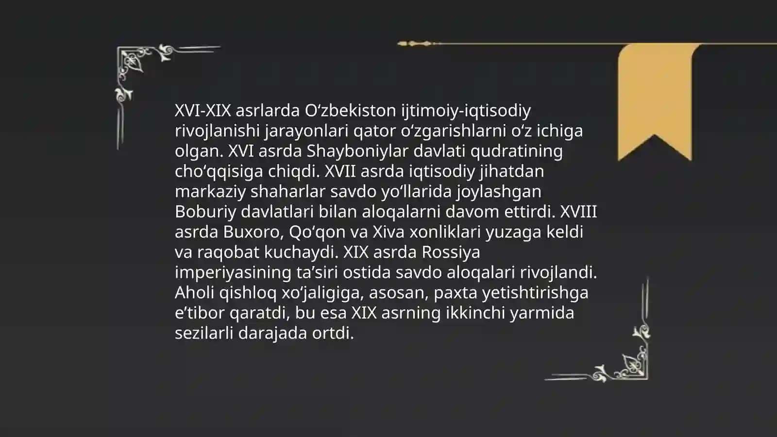 XVI-XIX asrlarga oid manbalar 4
