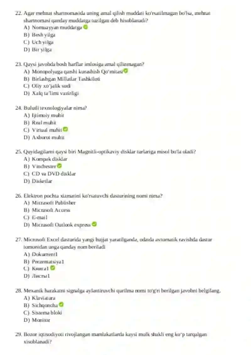 2025 yilgi argos IQ test javoblari 4